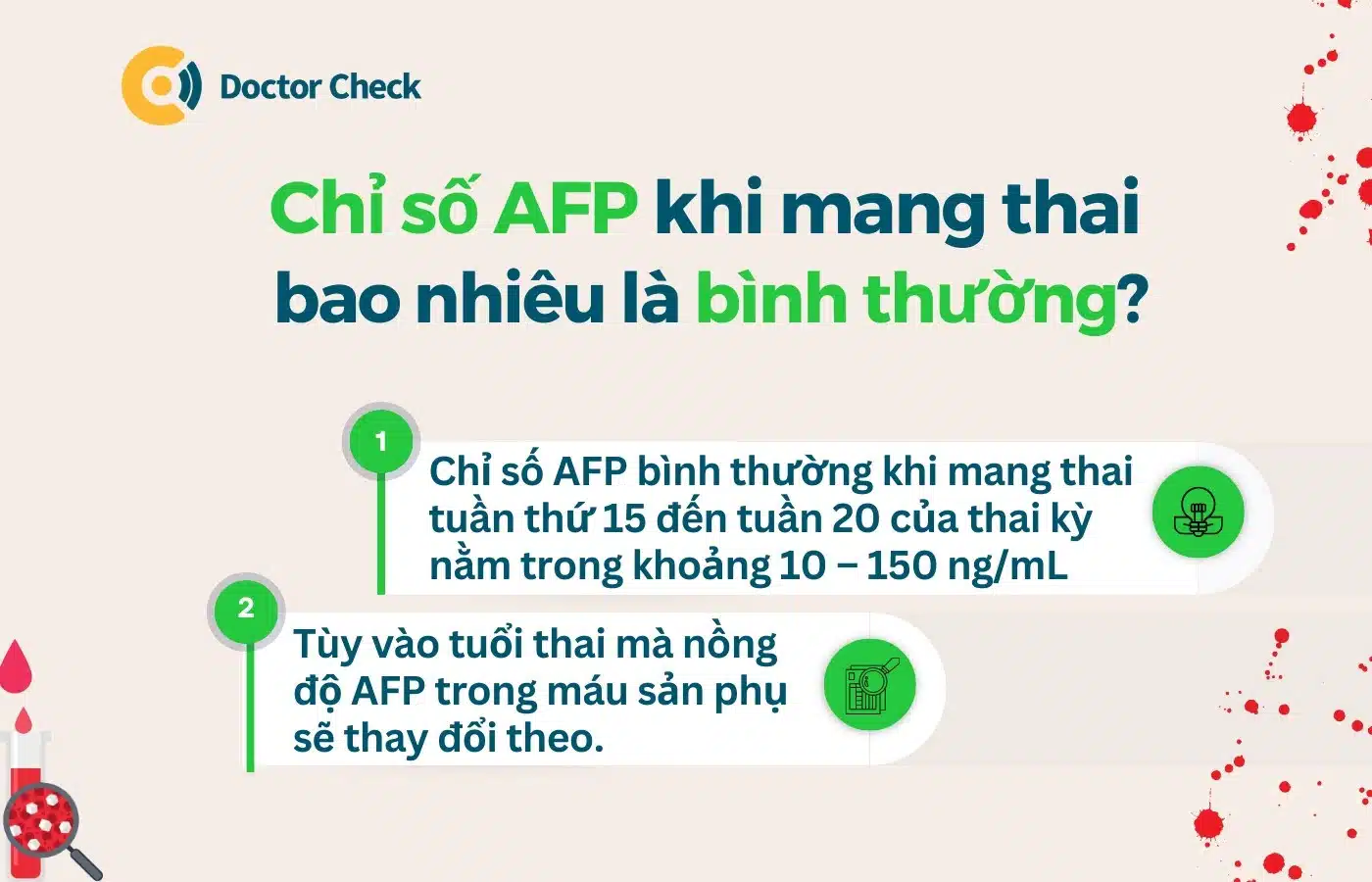 Chỉ số AFP trong máu khi mang thai bao nhiêu là bình thường?